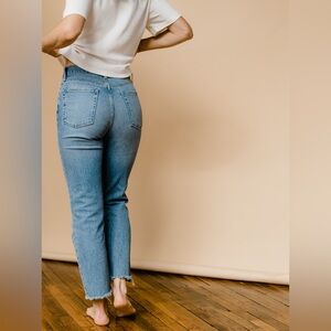 ABLE Chelsie Classic High Rise Straight Jeans Size 26